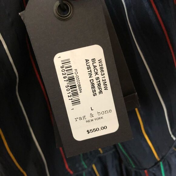 Rag and Bone Austin stripe silk dress - Picture 5 of 5